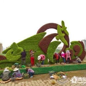 四川绿雕造型植物雕塑价格