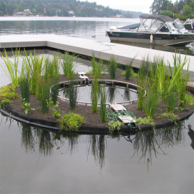 復合纖維浮動濕 地 生態(tài)漂浮濕地 水生植物種植浮島 水環(huán)境治理